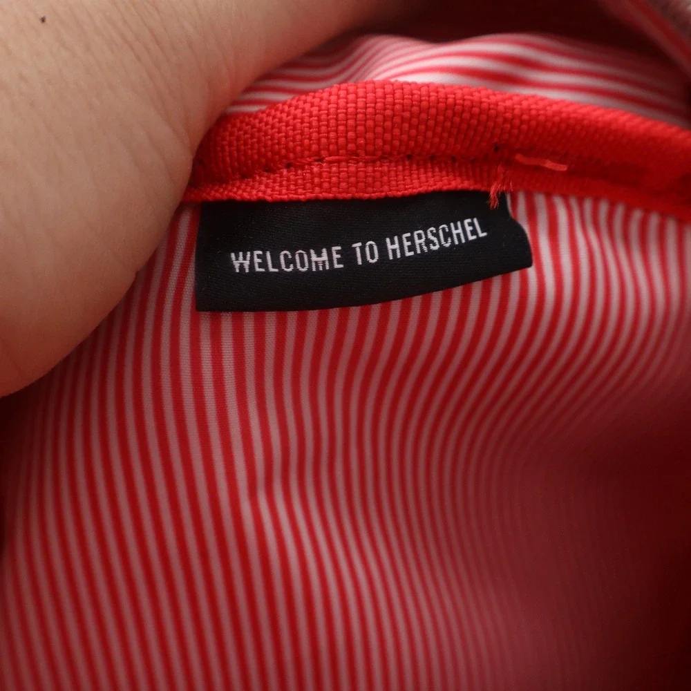 Herschel Supply Co Nova Mini Backpack Ash Rose Pink Canvas Small Travel Bag - Picture 8 of 15